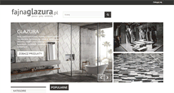 Desktop Screenshot of fajnaglazura.pl