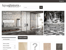 Tablet Screenshot of fajnaglazura.pl